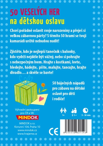 50 Veselých her na dětskou oslavu - Mindok