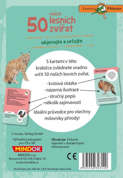 Expedice příroda: 50 našich lesních zvířat Mindok